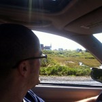 Owen driving so we can sight see